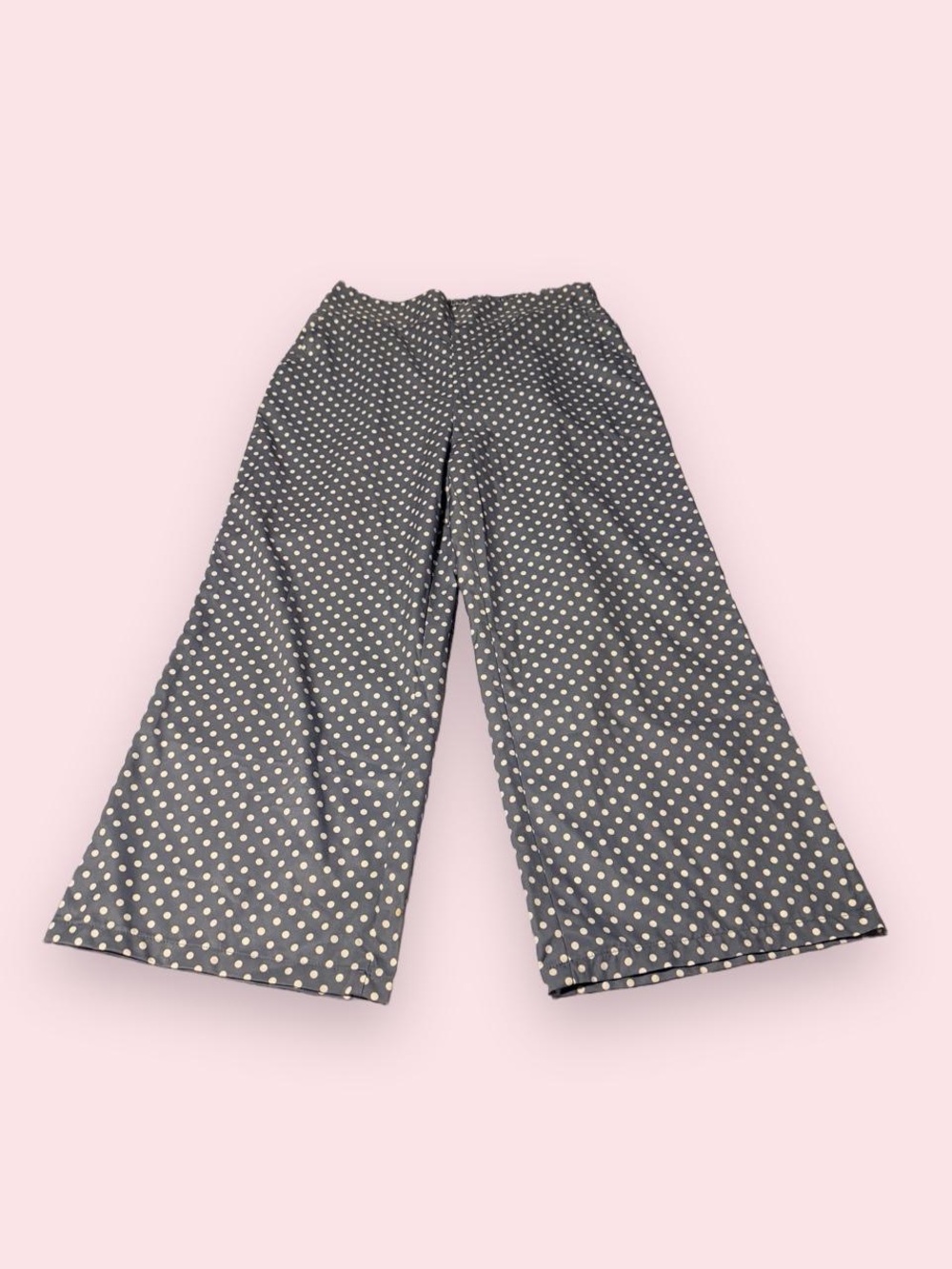 SHEIN blue Wide-Leg Polka Dot Pants